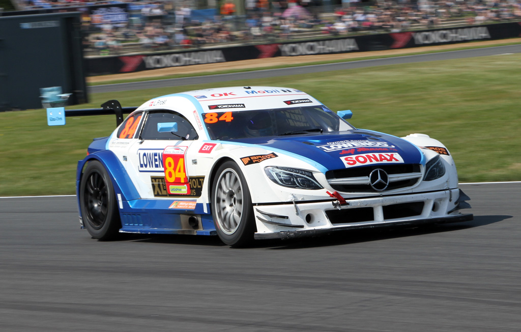 Louise Frost i Special Saloon Car klassen på Jyllandsringen.
(Foto: Motorsporten.dk)